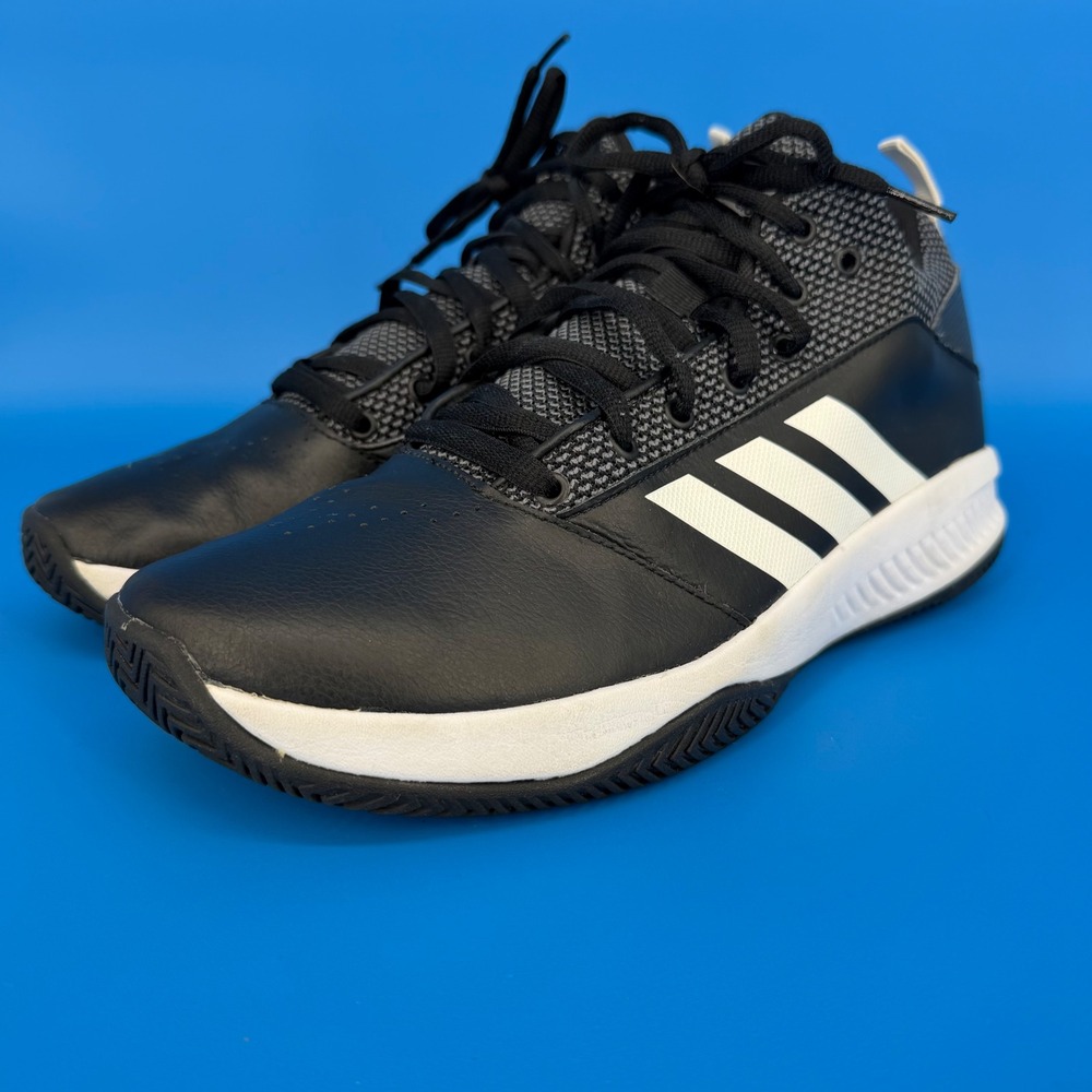 Adidas Cloudfoam Ilation 2.0 Mens Basketball Shoes Black White DA9847 Size 11